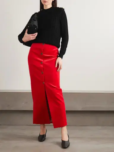 Blazé Milano Button-embellished Cable-knit Cotton Sweater | Thumbnail 2 Blazé Milano Button-embellished Cable-knit Cotton Sweater | Thumbnail 2