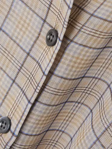 Frame The Plaid Staple Gathered Checked Silk-chiffon Shirt | Thumbnail 5 Frame The Plaid Staple Gathered Checked Silk-chiffon Shirt | Thumbnail 5