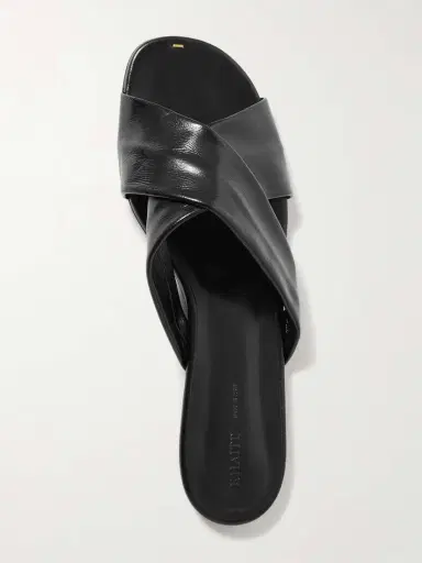 Khaite Liria Glossed-leather Sandals | Thumbnail 5 Khaite Liria Glossed-leather Sandals | Thumbnail 5