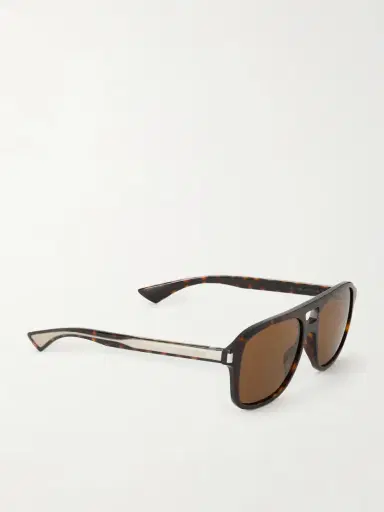 Saint Laurent Eyewear Aviator-style Tortoiseshell Acetate Sunglasses | Thumbnail 3 Saint Laurent Eyewear Aviator-style Tortoiseshell Acetate Sunglasses | Thumbnail 3