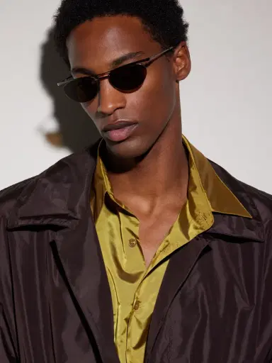 Saint Laurent Eyewear Oval-frame Silver-tone Sunglasses | Thumbnail 7 Saint Laurent Eyewear Oval-frame Silver-tone Sunglasses | Thumbnail 7
