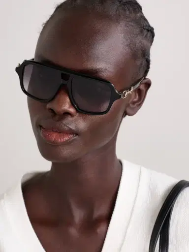 Gucci Eyewear Aviator-style Acetate Sunglasses | Thumbnail 2 Gucci Eyewear Aviator-style Acetate Sunglasses | Thumbnail 2