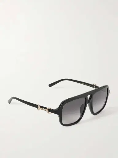 Gucci Eyewear Aviator-style Acetate Sunglasses | Thumbnail 3 Gucci Eyewear Aviator-style Acetate Sunglasses | Thumbnail 3