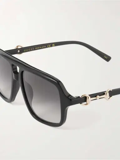 Gucci Eyewear Aviator-style Acetate Sunglasses | Thumbnail 4 Gucci Eyewear Aviator-style Acetate Sunglasses | Thumbnail 4