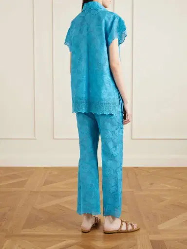 Valentino Garavani Broderie Anglaise Cotton Shirt | Thumbnail 3 Valentino Garavani Broderie Anglaise Cotton Shirt | Thumbnail 3