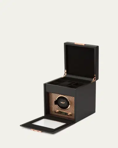 Wolf Axis Single Watch Winder with Storage | Thumbnail 3 Wolf Axis Single Watch Winder with Storage | Thumbnail 3