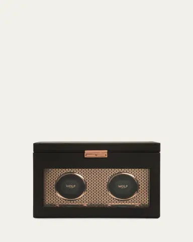 Wolf Axis Double Watch Winder with Storage | Thumbnail 4 Wolf Axis Double Watch Winder with Storage | Thumbnail 4