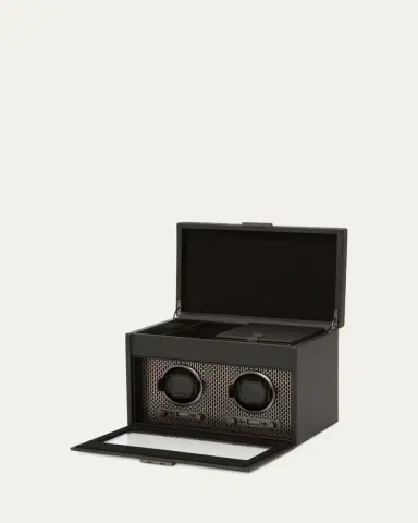 Wolf Axis Double Watch Winder with Storage | Thumbnail 3 Wolf Axis Double Watch Winder with Storage | Thumbnail 3