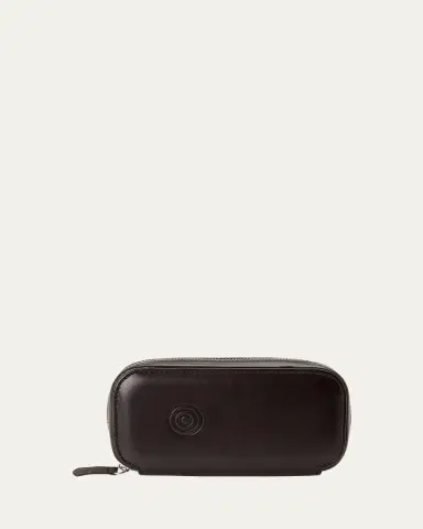 Wolf x WM Brown Two-Piece Watch Zip Case | Thumbnail 2 Wolf x WM Brown Two-Piece Watch Zip Case | Thumbnail 2