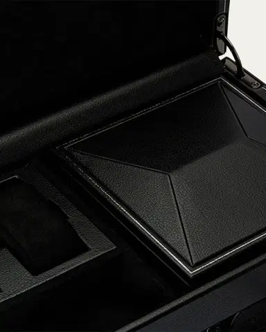 Wolf British Racing Double Watch Winder with Storage | Thumbnail 5 Wolf British Racing Double Watch Winder with Storage | Thumbnail 5