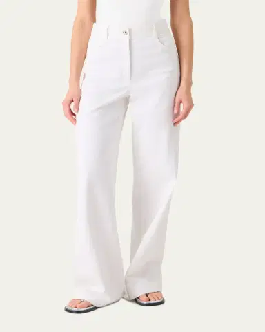 Akris punto Cooper Wide-Leg Denim Pants | Thumbnail 4 Akris punto Cooper Wide-Leg Denim Pants | Thumbnail 4