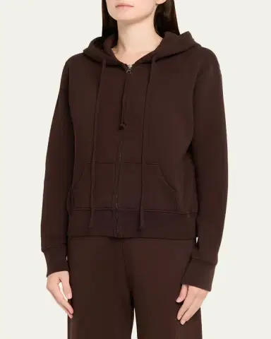 Nili Lotan Callie Zip-Up Hoodie | Thumbnail 4 Nili Lotan Callie Zip-Up Hoodie | Thumbnail 4