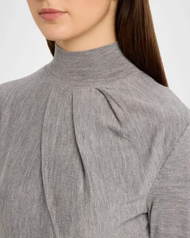 Givenchy Draped Mock-Neck Wool Sweater | Thumbnail 6 Givenchy Draped Mock-Neck Wool Sweater | Thumbnail 6