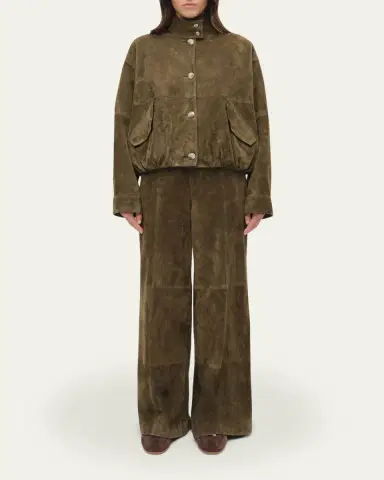 SIMKHAI Marley Suede Jacket | Thumbnail 2 SIMKHAI Marley Suede Jacket | Thumbnail 2