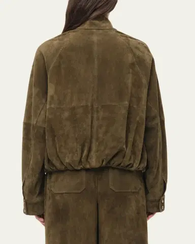 SIMKHAI Marley Suede Jacket | Thumbnail 3 SIMKHAI Marley Suede Jacket | Thumbnail 3