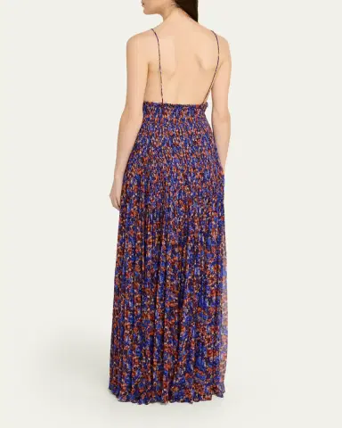 Ulla Johnson Atrani Floral Silk Chiffon Maxi Dress | Thumbnail 3 Ulla Johnson Atrani Floral Silk Chiffon Maxi Dress | Thumbnail 3