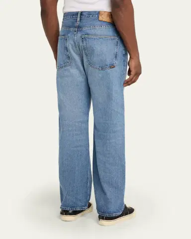 The Seven Continents Men's The Logan in Tokyo Light Medium Blue Jeans | Thumbnail 3 The Seven Continents Men's The Logan in Tokyo Light Medium Blue Jeans | Thumbnail 3
