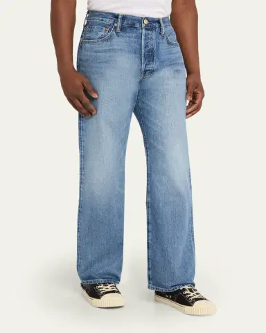 The Seven Continents Men's The Logan in Tokyo Light Medium Blue Jeans | Thumbnail 4 The Seven Continents Men's The Logan in Tokyo Light Medium Blue Jeans | Thumbnail 4