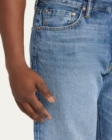 The Seven Continents Men's The Logan in Tokyo Light Medium Blue Jeans | Thumbnail 5 The Seven Continents Men's The Logan in Tokyo Light Medium Blue Jeans | Thumbnail 5