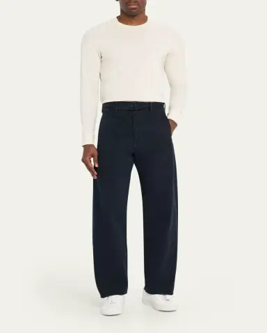 The Seven Continents Men's Cotton Barrel-Leg Jeans | Thumbnail 2 The Seven Continents Men's Cotton Barrel-Leg Jeans | Thumbnail 2