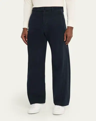 The Seven Continents Men's Cotton Barrel-Leg Jeans | Thumbnail 4 The Seven Continents Men's Cotton Barrel-Leg Jeans | Thumbnail 4
