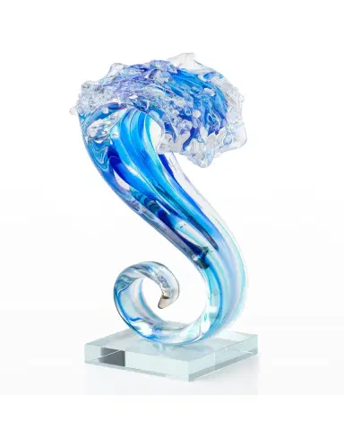 Dale Tiffany Art Glass Small Wave Glass Sculpture | Thumbnail 2 Dale Tiffany Art Glass Small Wave Glass Sculpture | Thumbnail 2