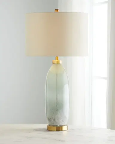 Old World Design Carley Hand-Blown Green Glass Table Lamp | Thumbnail 2 Old World Design Carley Hand-Blown Green Glass Table Lamp | Thumbnail 2