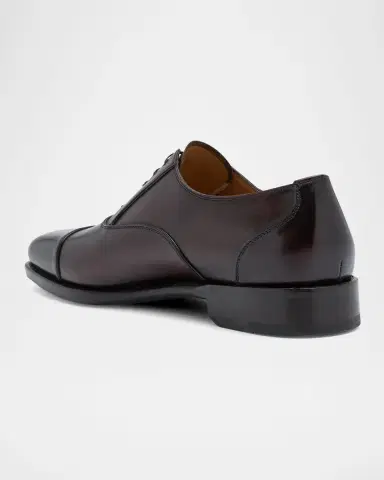 Ferragamo Men's Fargo Cap Toe Leather Oxfords | Thumbnail 2 Ferragamo Men's Fargo Cap Toe Leather Oxfords | Thumbnail 2