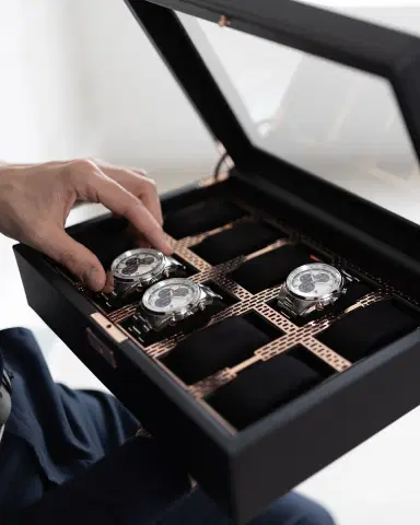 Wolf Axis 10-Piece Watch Box | Thumbnail 4 Wolf Axis 10-Piece Watch Box | Thumbnail 4