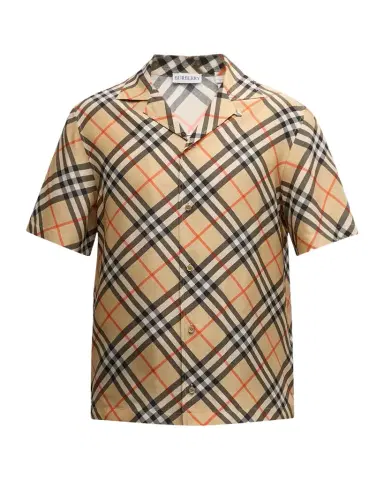 Burberry Men's Check Camp Shirt | Thumbnail 1 Burberry Men's Check Camp Shirt | Thumbnail 1