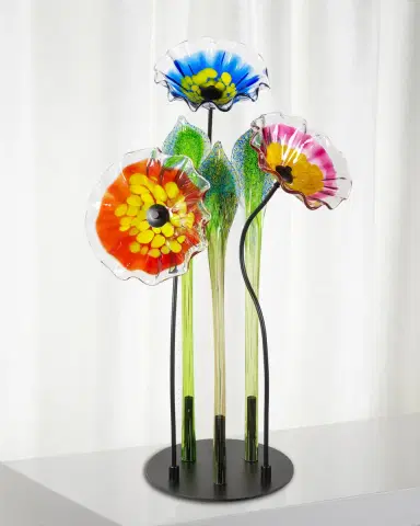 Dale Tiffany Fiore Bloom Art Glass Decor | Thumbnail 1 Dale Tiffany Fiore Bloom Art Glass Decor | Thumbnail 1