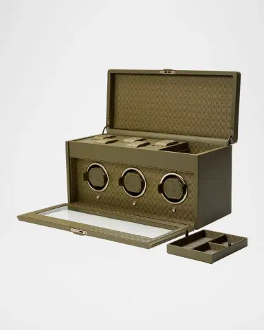 Wolf Earth Triple Watch Winder | Thumbnail 2 Wolf Earth Triple Watch Winder | Thumbnail 2