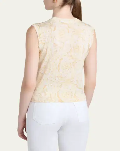 Versace Barocco '92 Sleeveless Knit Top | Thumbnail 2 Versace Barocco '92 Sleeveless Knit Top | Thumbnail 2