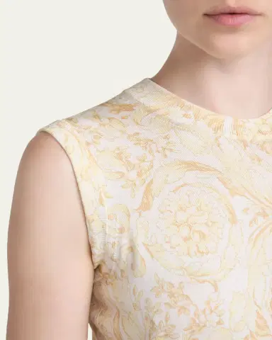 Versace Barocco '92 Sleeveless Knit Top | Thumbnail 4 Versace Barocco '92 Sleeveless Knit Top | Thumbnail 4