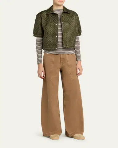 Moncler Wide-Leg Trousers | Thumbnail 2 Moncler Wide-Leg Trousers | Thumbnail 2