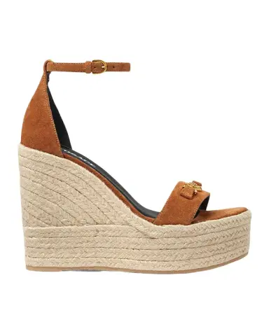 Versace 120mm Medusa Suede Espadrilles | Thumbnail 1 Versace 120mm Medusa Suede Espadrilles | Thumbnail 1