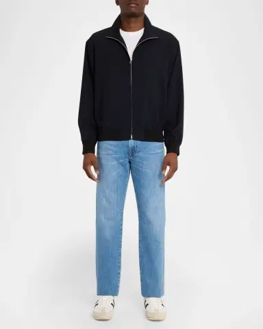 FRAME Men's Wool Full-Zip Blouson | Thumbnail 2 FRAME Men's Wool Full-Zip Blouson | Thumbnail 2