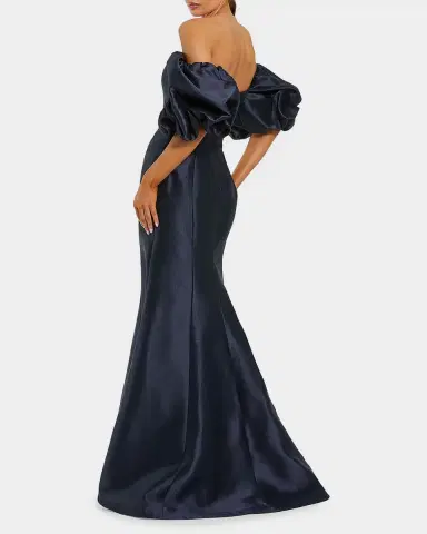 Mac Duggal Sweetheart Off-The-Shoulder Puff-Sleeve Gown | Thumbnail 3 Mac Duggal Sweetheart Off-The-Shoulder Puff-Sleeve Gown | Thumbnail 3