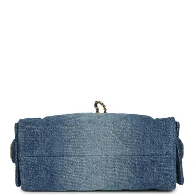 Chanel Chanel Mini 25 Hobo Bag Blue Washed Denim Antique Gold Hardware | Thumbnail 7 Chanel Chanel Mini 25 Hobo Bag Blue Washed Denim Antique Gold Hardware | Thumbnail 7