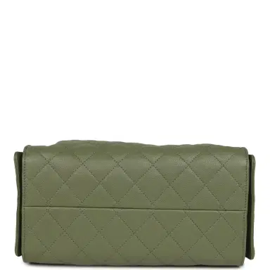 Chanel Chanel Small 25 Hobo Bag Green Caviar Antique Gold Hardware | Thumbnail 6 Chanel Chanel Small 25 Hobo Bag Green Caviar Antique Gold Hardware | Thumbnail 6