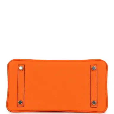 HERMÈS Hermes Birkin 25 Orange Minium Togo Palladium Hardware | Thumbnail 6 HERMÈS Hermes Birkin 25 Orange Minium Togo Palladium Hardware | Thumbnail 6