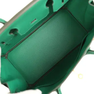 HERMÈS Hermes Birkin 30 Vert Vertigo Epsom Gold Hardware | Thumbnail 8 HERMÈS Hermes Birkin 30 Vert Vertigo Epsom Gold Hardware | Thumbnail 8