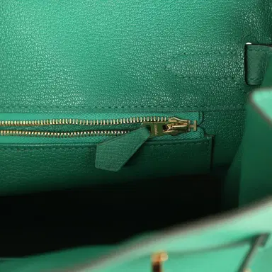 HERMÈS Hermes Birkin 30 Vert Vertigo Epsom Gold Hardware | Thumbnail 9 HERMÈS Hermes Birkin 30 Vert Vertigo Epsom Gold Hardware | Thumbnail 9