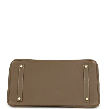 HERMÈS Hermes Birkin 35 Etoupe Togo Gold Hardware | Thumbnail 6 HERMÈS Hermes Birkin 35 Etoupe Togo Gold Hardware | Thumbnail 6