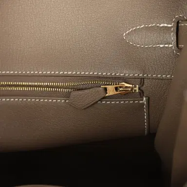 HERMÈS Hermes Birkin 35 Etoupe Togo Gold Hardware | Thumbnail 9 HERMÈS Hermes Birkin 35 Etoupe Togo Gold Hardware | Thumbnail 9