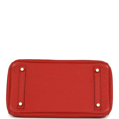 HERMÈS Pre-owned Hermes Birkin 30 Rouge Tomate Togo Gold Hardware | Thumbnail 6 HERMÈS Pre-owned Hermes Birkin 30 Rouge Tomate Togo Gold Hardware | Thumbnail 6