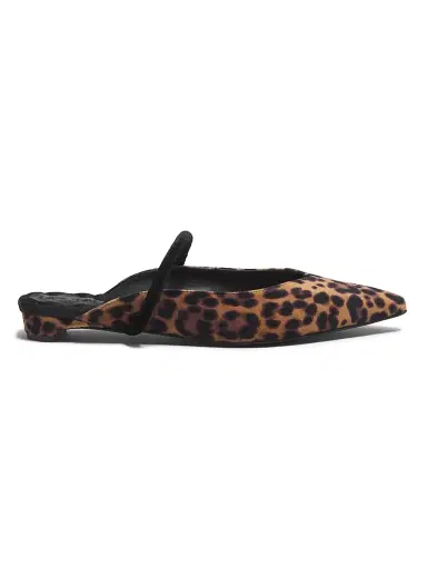 AERA Women's Jane Vegan Velvet Leopard-Print Mules - Leopardo | Thumbnail 1 AERA Women's Jane Vegan Velvet Leopard-Print Mules - Leopardo | Thumbnail 1