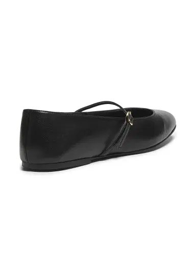 AERA Women's Mina Vegan Leather Mary Jane Flats - Black | Thumbnail 3 AERA Women's Mina Vegan Leather Mary Jane Flats - Black | Thumbnail 3