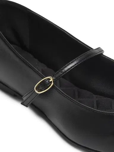AERA Women's Mina Vegan Leather Mary Jane Flats - Black | Thumbnail 5 AERA Women's Mina Vegan Leather Mary Jane Flats - Black | Thumbnail 5