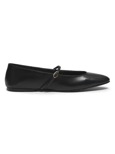 AERA Women's Mina Vegan Leather Mary Jane Flats - Black | Thumbnail 1 AERA Women's Mina Vegan Leather Mary Jane Flats - Black | Thumbnail 1